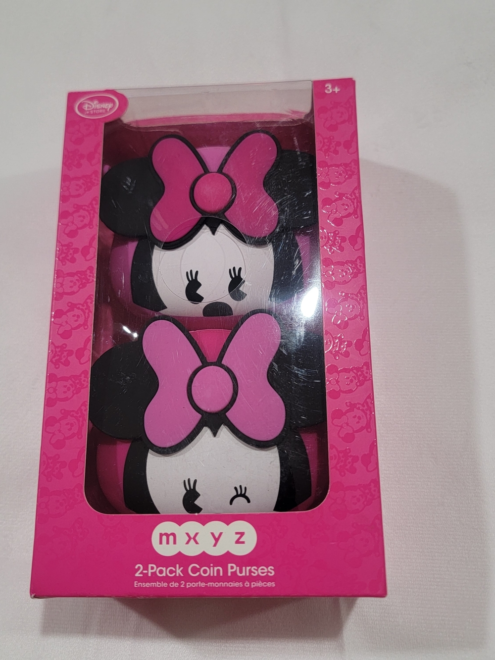 Disney Minnie Mouse Pink Bow Coin Purse Set